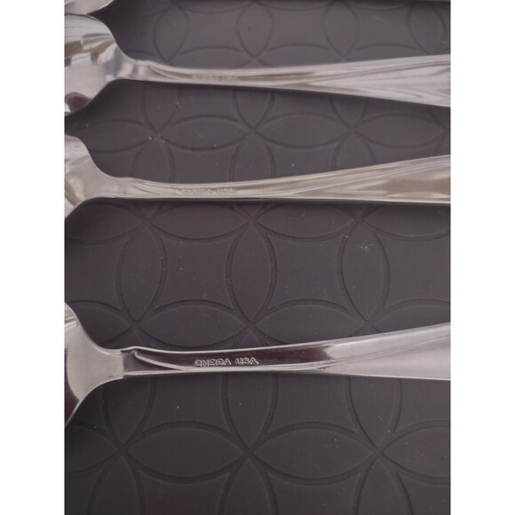 Oneida Stainless FLIGHT / Reliance Set Of 5 Spoons Tablespoons - Picture 4 of 5